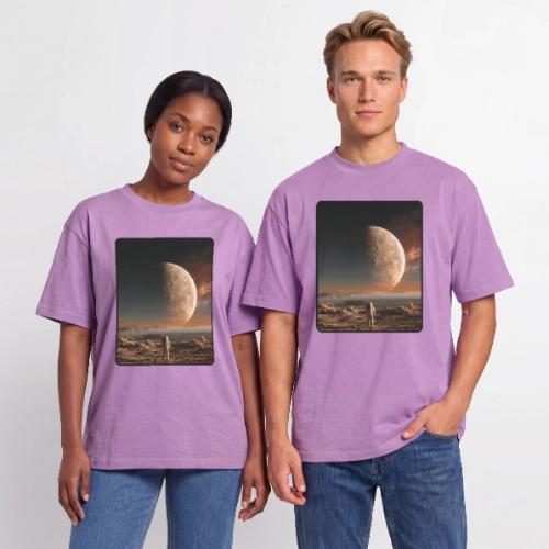 Astronaut on an Alien Moon - Unisex Garment Dyed T-Shirt