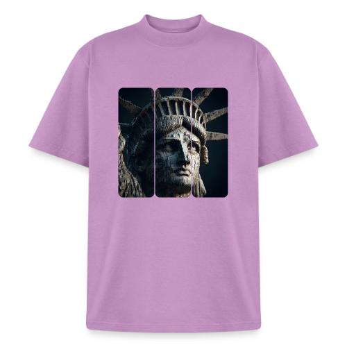 USA: Liberty in Shadows - Heavyweight Washed Unisex T-Shirt