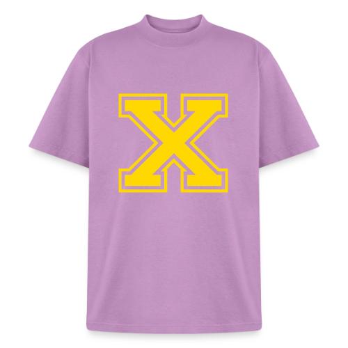 Letter X – Capital Athletic Alphabet Monogram - Heavyweight Washed Unisex T-Shirt