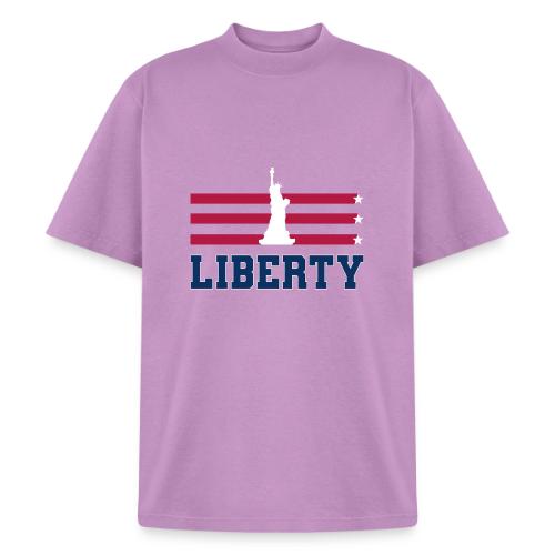 USA: Stars of Liberty - Heavyweight Washed Unisex T-Shirt