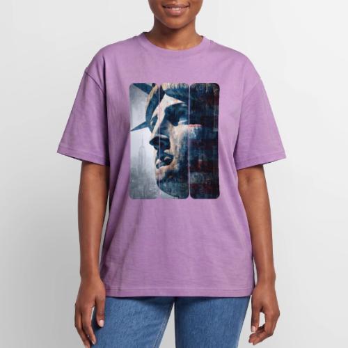 USA: Urban Liberty Triptych - Unisex Garment Dyed T-Shirt