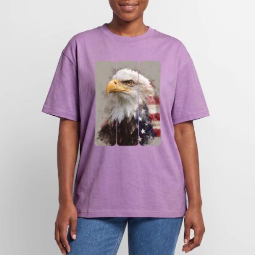 USA: Eagle of the Free - Unisex Garment Dyed T-Shirt