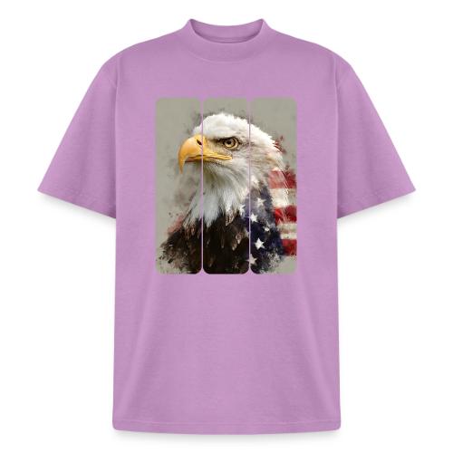 USA: Eagle of the Free - Heavyweight Washed Unisex T-Shirt