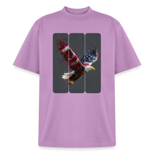 USA: Freedom in Flight - Heavyweight Washed Unisex T-Shirt