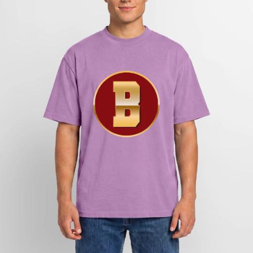 Letter B – Capital Varsity Alphabet Monogram - Unisex Garment Dyed T-Shirt