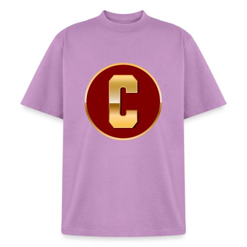 Letter C – Capital Varsity Alphabet Monogram - Heavyweight Washed Unisex T-Shirt