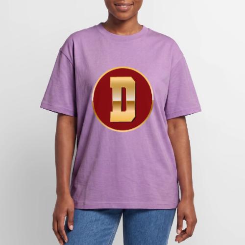 Letter D – Capital Varsity Alphabet Monogram - Unisex Garment Dyed T-Shirt