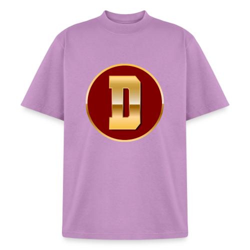 Letter D – Capital Varsity Alphabet Monogram - Heavyweight Washed Unisex T-Shirt