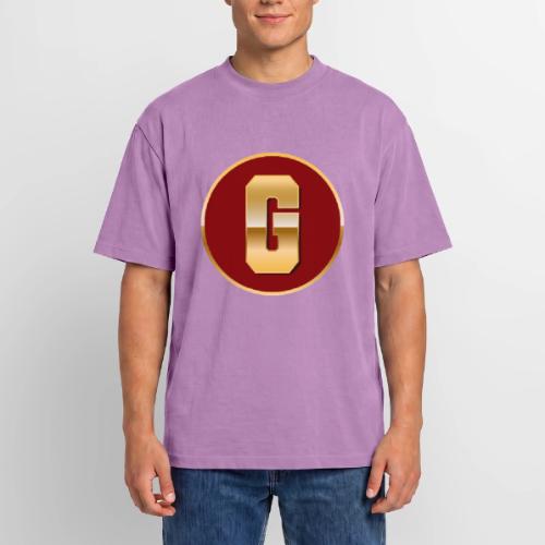 Letter G – Capital Varsity Alphabet Monogram - Unisex Garment Dyed T-Shirt