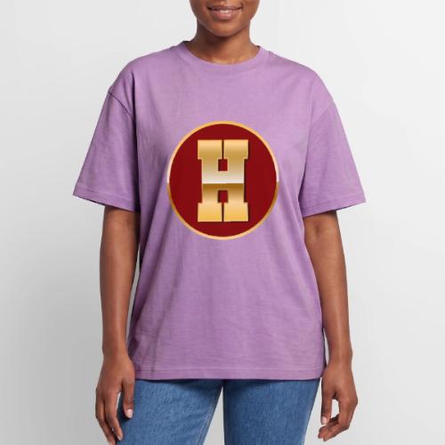 Letter H – Capital Varsity Alphabet Monogram - Unisex Garment Dyed T-Shirt
