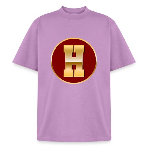 Letter H – Capital Varsity Alphabet Monogram - Heavyweight Washed Unisex T-Shirt