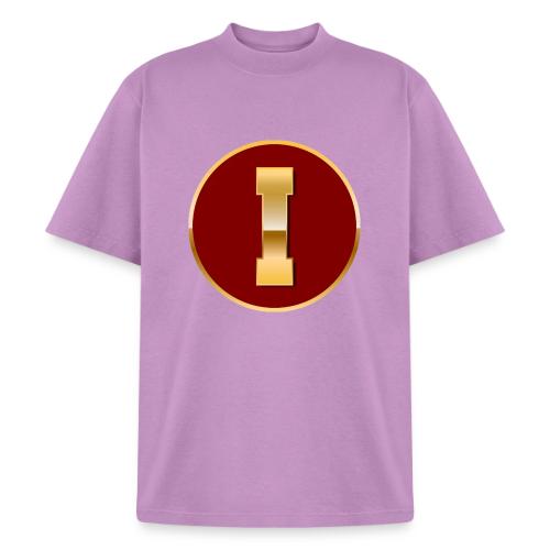 Letter I – Capital Varsity Alphabet Monogram - Heavyweight Washed Unisex T-Shirt