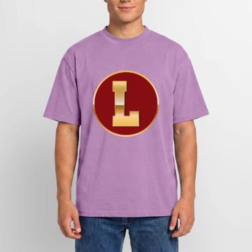 Letter L – Capital Varsity Alphabet Monogram - Unisex Garment Dyed T-Shirt