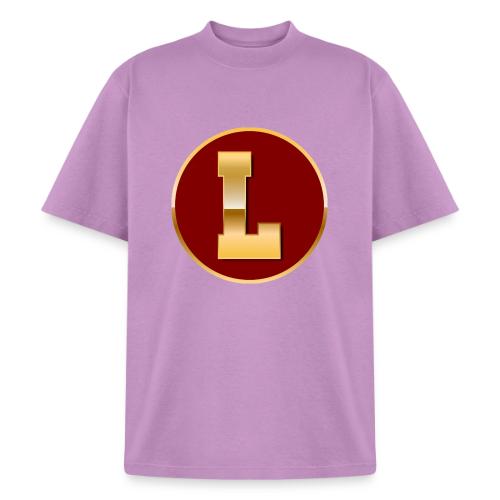 Letter L – Capital Varsity Alphabet Monogram - Heavyweight Washed Unisex T-Shirt