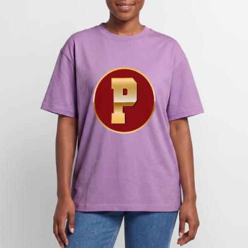 Letter P – Capital Varsity Alphabet Monogram - Unisex Garment Dyed T-Shirt