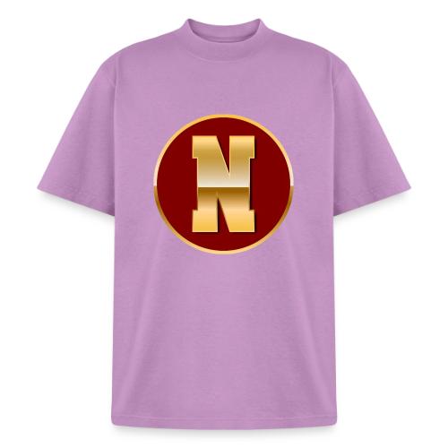 Letter N – Capital Varsity Alphabet Monogram - Heavyweight Washed Unisex T-Shirt