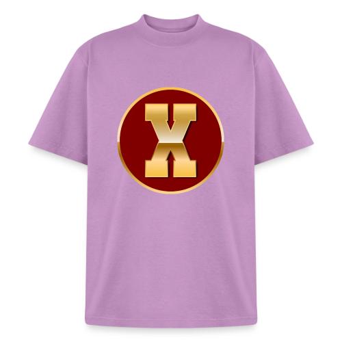 Letter X – Capital Varsity Alphabet Monogram - Heavyweight Washed Unisex T-Shirt