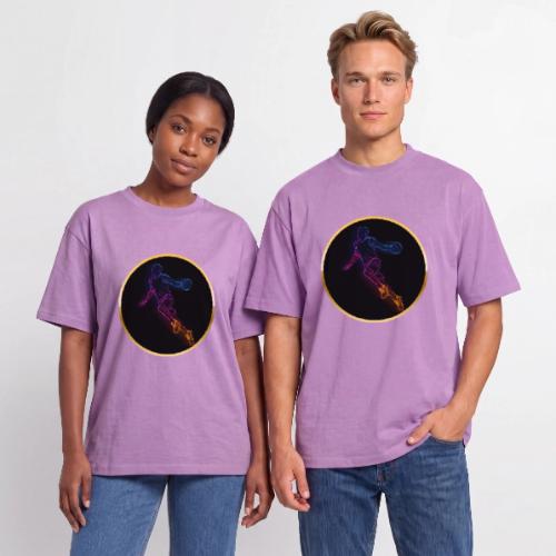 Basketball: Neon Jump Shot - Unisex Garment Dyed T-Shirt