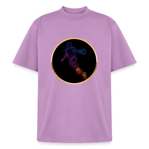 Basketball: Neon Jump Shot - Heavyweight Washed Unisex T-Shirt