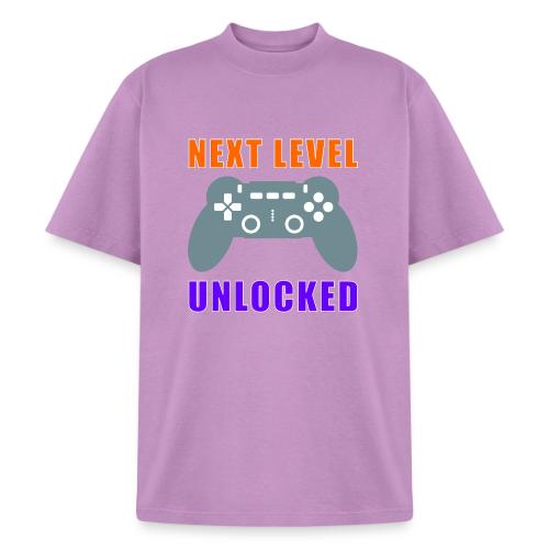 Next Level Unlocked Gamer Design - Heavyweight Washed Unisex T-Shirt