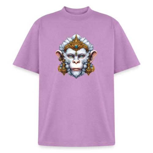 Thai Hanuman Monkey Deity Mask - Unisex Garment Dyed T-Shirt