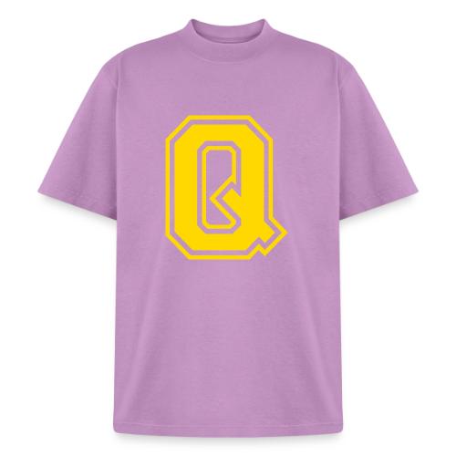 Letter Q – Capital Athletic Alphabet Monogram - Heavyweight Washed Unisex T-Shirt