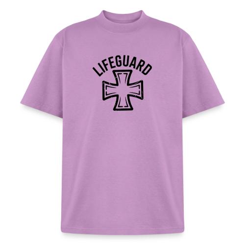 Lifeguard Cross Emblem - Heavyweight Washed Unisex T-Shirt