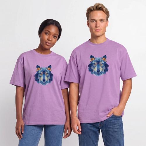 Wolf: Alpha Portrait - Unisex Garment Dyed T-Shirt