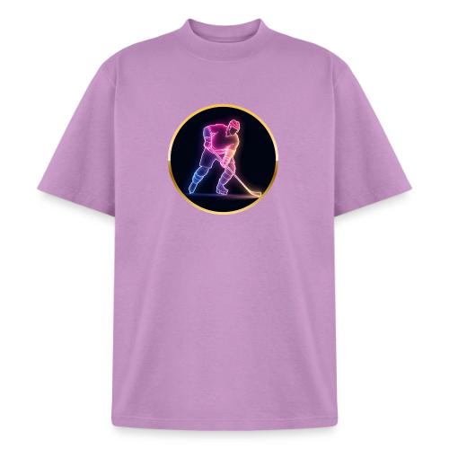 Hockey: Neon Ice Rush - Heavyweight Washed Unisex T-Shirt