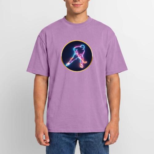 Golden Neon Hockey - Unisex Garment Dyed T-Shirt