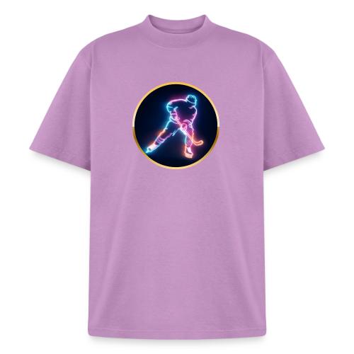 Golden Neon Hockey - Heavyweight Washed Unisex T-Shirt