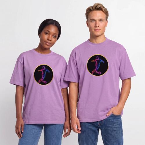 Neon Soccer Flow - Unisex Garment Dyed T-Shirt