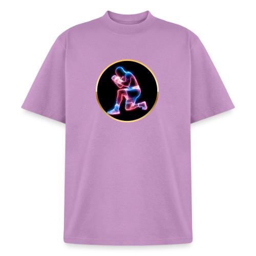 Neon Boxing Focus - Heavyweight Washed Unisex T-Shirt