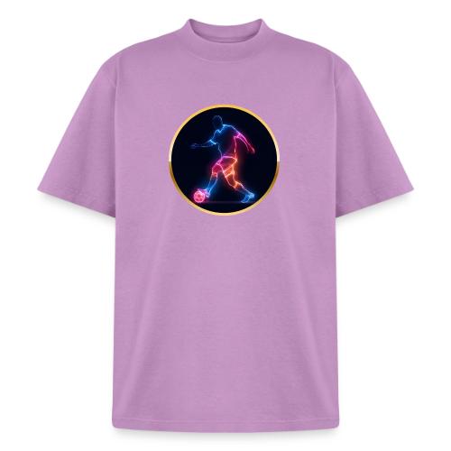 Soccer: Electric Kick Ring - Heavyweight Washed Unisex T-Shirt