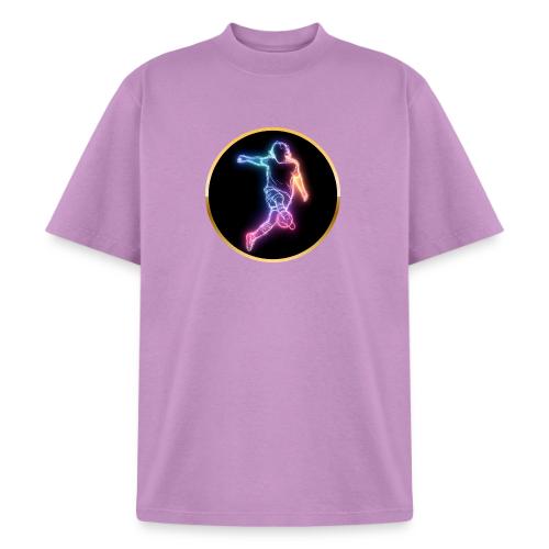Soccer: Neon Goal Fusion - Heavyweight Washed Unisex T-Shirt