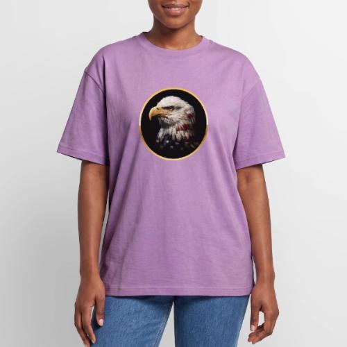 America: Golden Freedom Crest - Unisex Garment Dyed T-Shirt