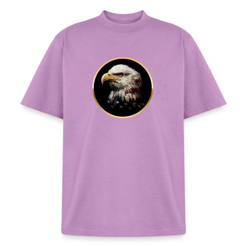 America: Golden Freedom Crest - Heavyweight Washed Unisex T-Shirt