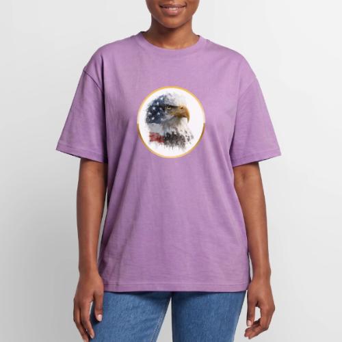 USA: Patriot Wing Emblem - Unisex Garment Dyed T-Shirt