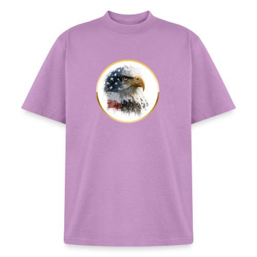 USA: Patriot Wing Emblem - Heavyweight Washed Unisex T-Shirt