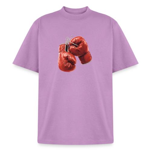Boxing: Hanging Gloves Icon - Heavyweight Washed Unisex T-Shirt