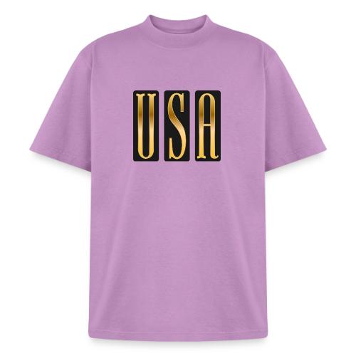 USA Gold Monolith - Heavyweight Washed Unisex T-Shirt