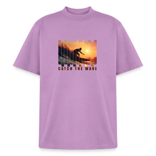 Surfing: Catch the Wave - Heavyweight Washed Unisex T-Shirt