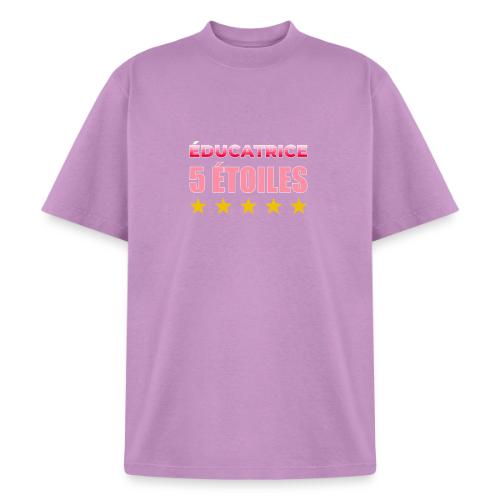 Éducatrice 5 Étoiles - Heavyweight Washed Unisex T-Shirt