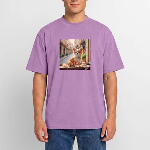 Morning coffee Chihuahua - Unisex Garment Dyed T-Shirt