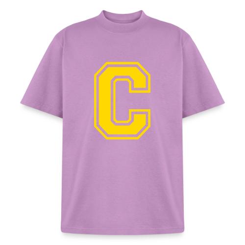 Letter C – Capital Athletic Alphabet Monogram - Heavyweight Washed Unisex T-Shirt