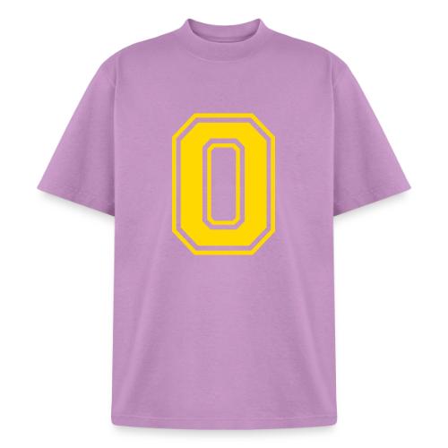 Letter O – Capital Athletic Alphabet Monogram - Heavyweight Washed Unisex T-Shirt