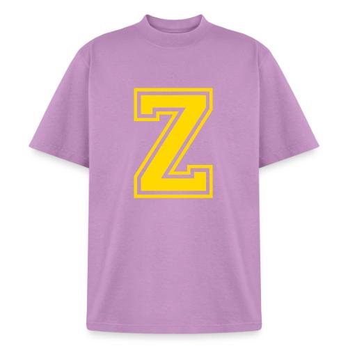 Letter Z – Capital Athletic Alphabet Monogram - Heavyweight Washed Unisex T-Shirt