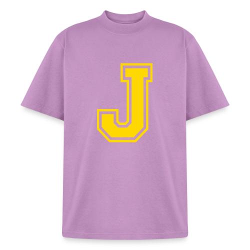 Letter J – Capital Athletic Alphabet Monogram - Heavyweight Washed Unisex T-Shirt