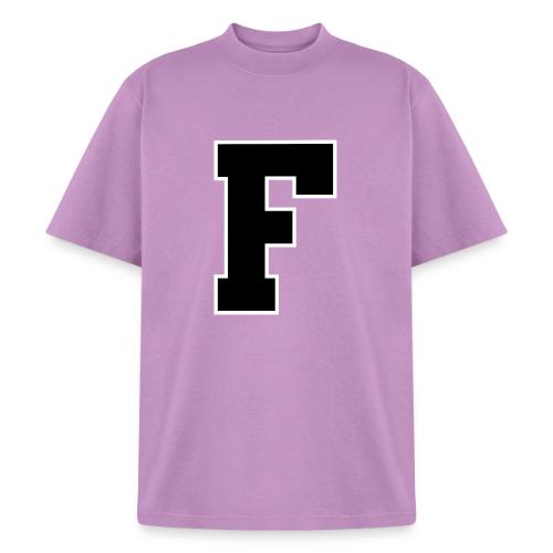 Varsity Letter F Athletic Monogram - Heavyweight Washed Unisex T-Shirt