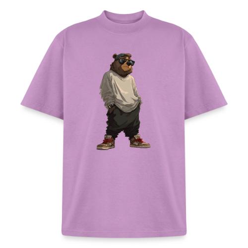 Urban Streetwear Bear Cool Apparel Design - Heavyweight Washed Unisex T-Shirt